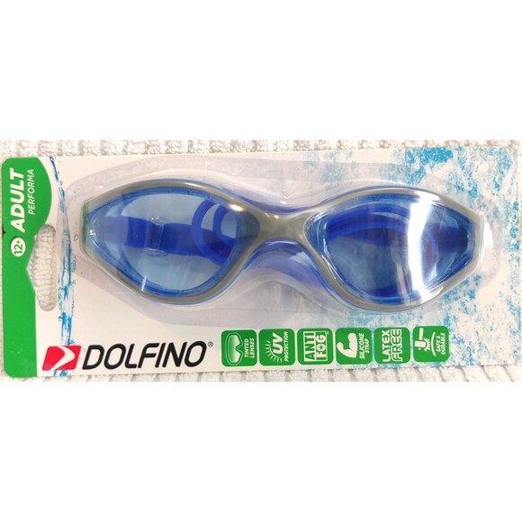 2 Pack Unisex-Adult Swim Goggles Mirrored and Perma Blue Anti-Fog UV Protection - Picture 8 of 13